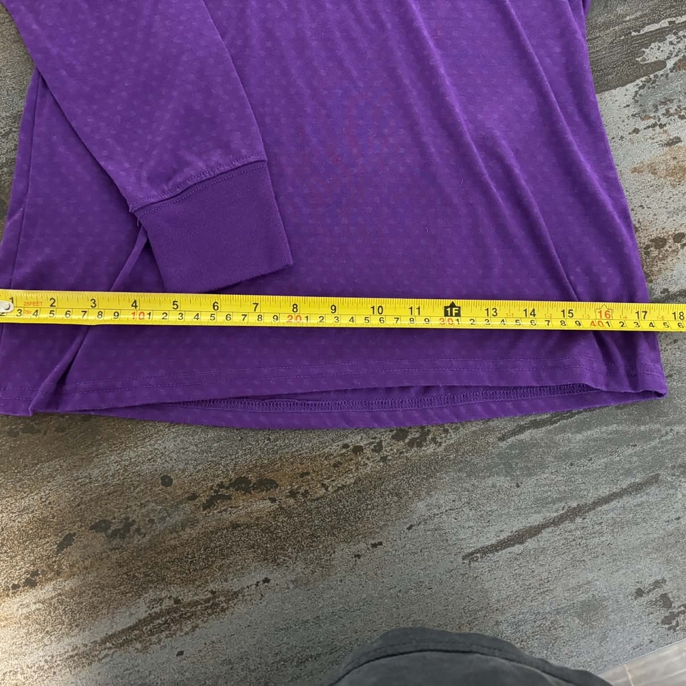 Carhartt Women's Vibrant Purple Long Sleeve Tee Size Medium - Picture 9 of 10